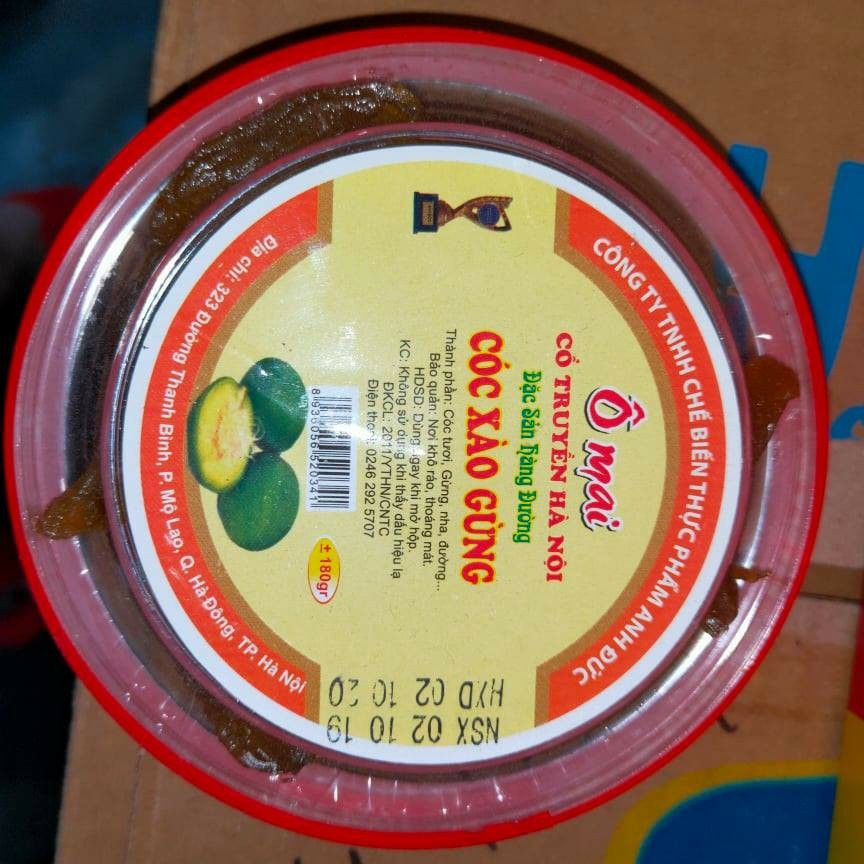 hủ PET- 300gr mức cóc cay ngào đường