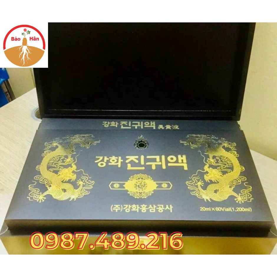 [[ HÀNG CHÍNH HÃNG ]TINH CHẤT ĐÔNG TRÙNG HẠ THẢO HÀN QUỐC, HỘP GỖ 60 ỐNG