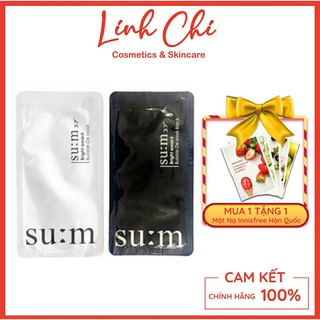 Mặt Nạ Sủi Bọt Thải Độc Trắng Da SUM: 37 Bubble-De Mask
