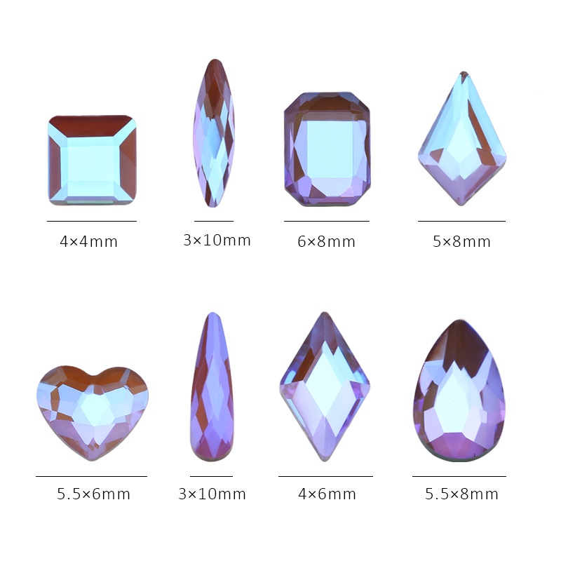 Bộ 50 / 100 HạT Đá ĐíNh Trang Trí MóNg 3D