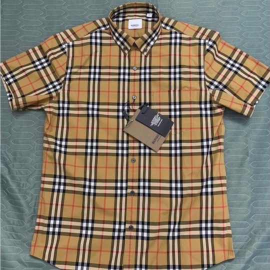 Áo sơ mi nam ngắn tay cao cấp B.BR  sọc caro sang trọng mẫu mới thanh lịch