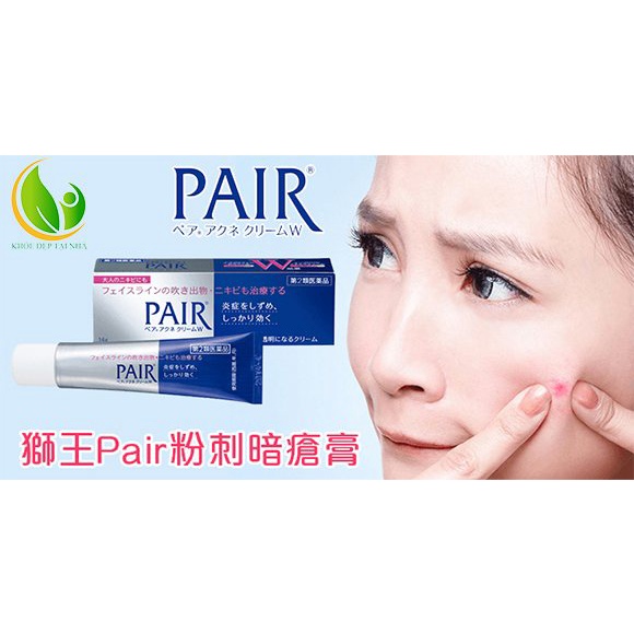 [NỘI ĐỊA NHẬT] Kem ngừa mụn Pair Acne W Cream Nhật Bản 24g