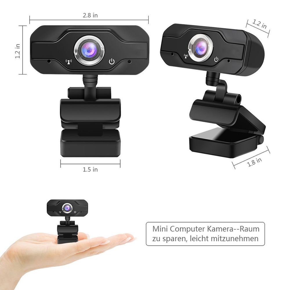 [COD] Convenient Webcams USB Video Recorder Camera Mini for Computer Live Broadcast HD 720P Digital for Home Office With Microphone