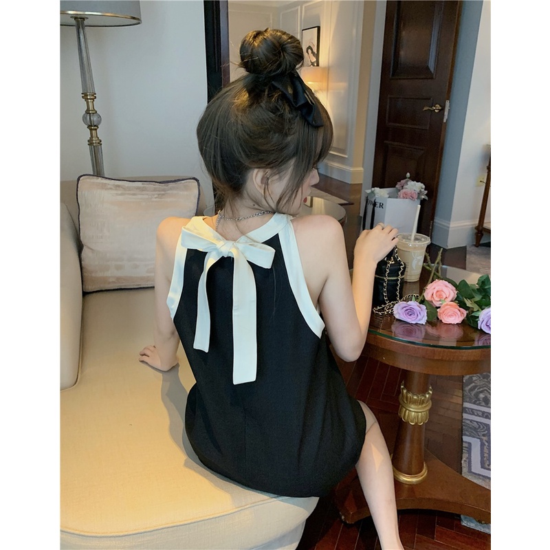 Đầm Dáng Chữ A Cổ Thắt Nơ Sau Lưng 53475