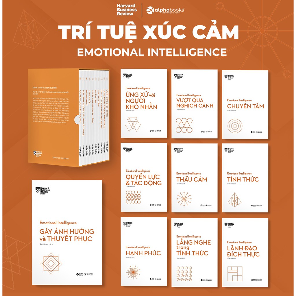 Sách AL - HBR Trí Tuệ Xúc Cảm: HBR Emotional Intelligence (Bộ 10 Cuốn)