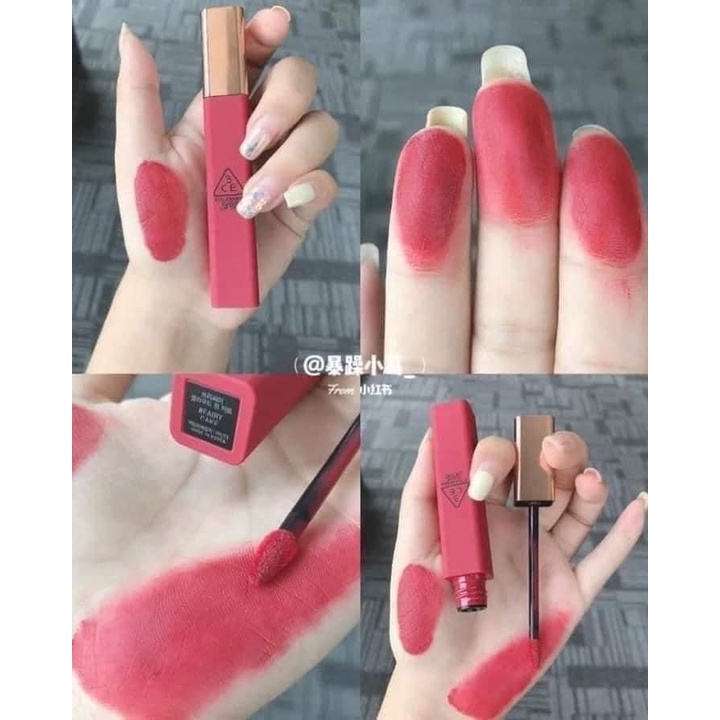 Son 3CE Cloud Lip Tint Fairy Cake - màu Hồng Đất siêu xinh