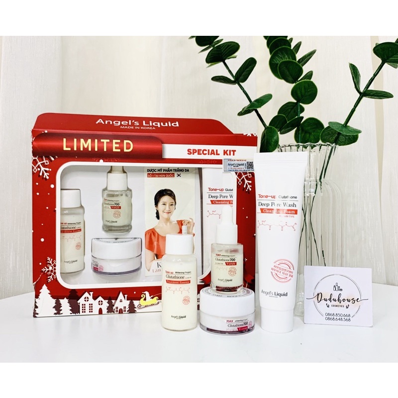 SET 7DAY TRẮNG DA MINI bộ dưỡng Trắng da 7 DAY GLUTATHIONE SPECIAL KIT