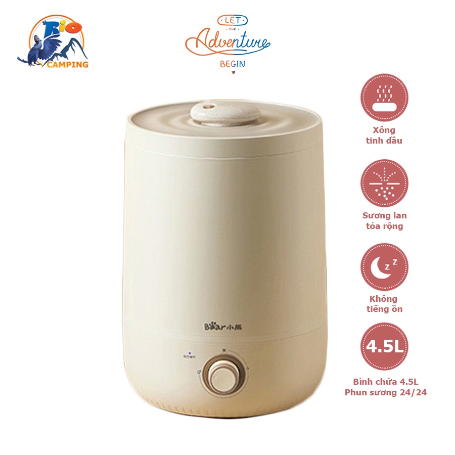 [Mã ELHA22 giảm 5% đơn 300K] Máy phun sương Bear 4.5L chính hãng phun sương cực khỏe bảo hành 12 tháng