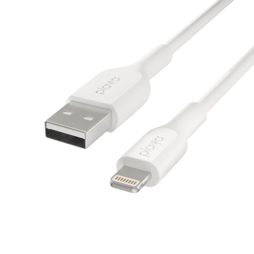 Cáp Lightning - USB A, 1 mét, vỏ nhựa PVC, công suất 12w, Playa by Belkin - Hàng chính hãng