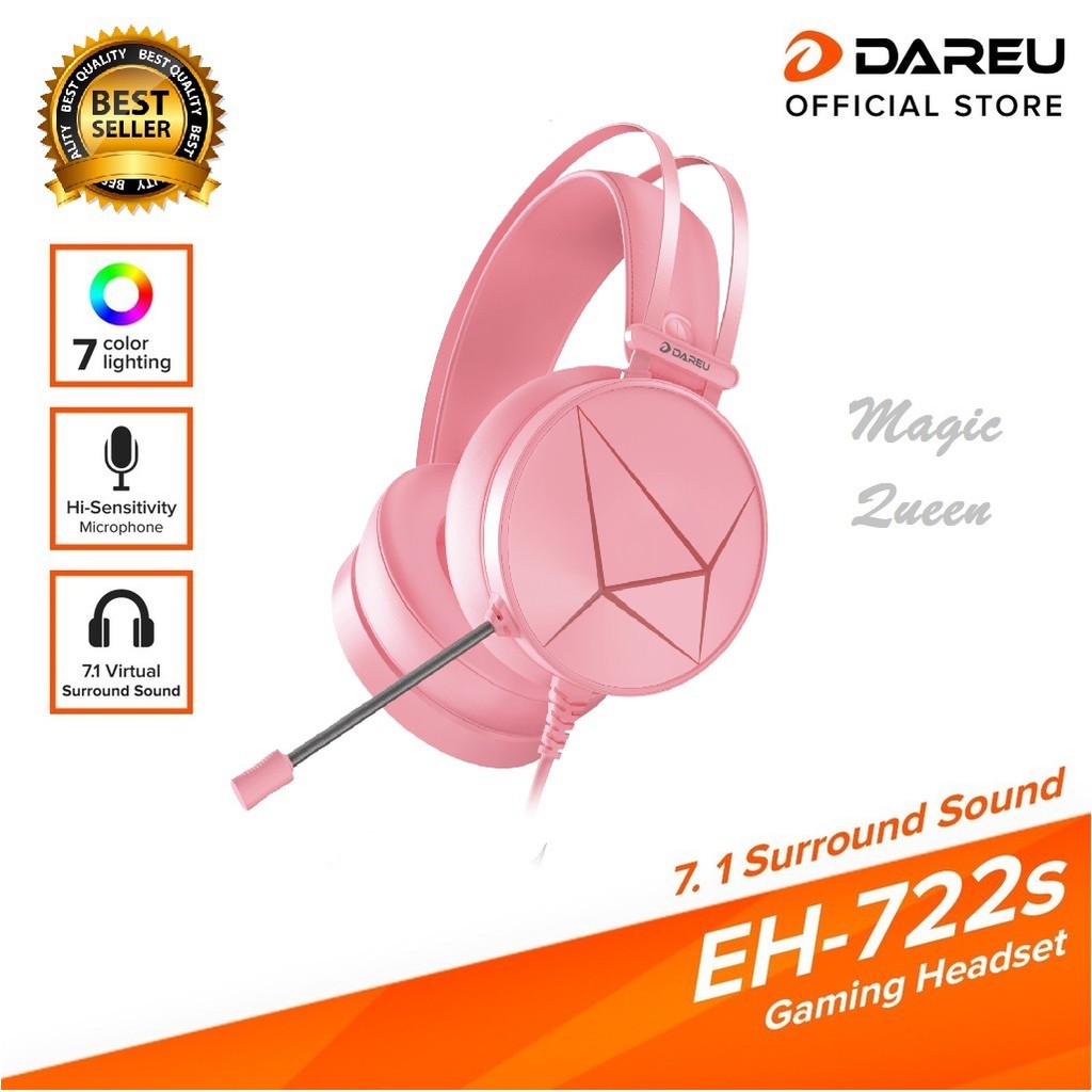 Tai nghe DareU EH722s Magic Queen 7.1 - Hàng chính hãng BH 1 năm | BigBuy360 - bigbuy360.vn