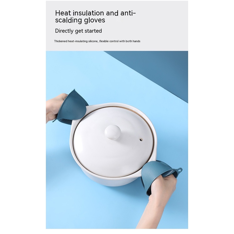 Set 4 Dụng Cụ Kẹp Tô Chén Chống Bỏng Chịu Nhiệt Độ Cao