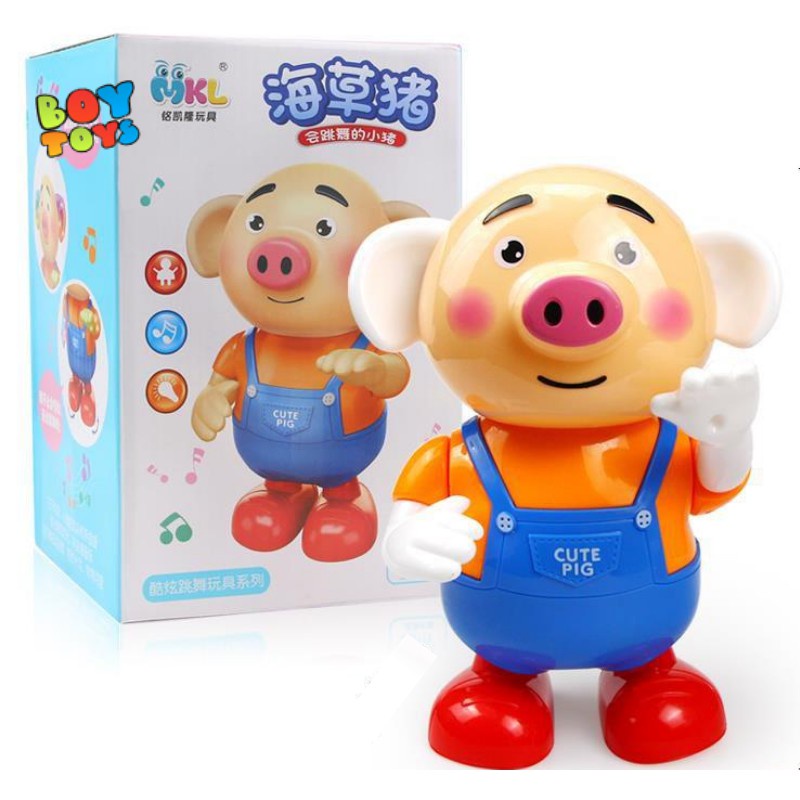 Đồ chơi chú Heo Pig Dance nhảy múa có nhạc và đèn thú vị cho bé