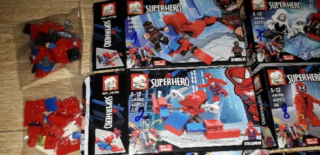Combo 12 hộp lắp ráp Lego SuperHero 1153 trọn bộ