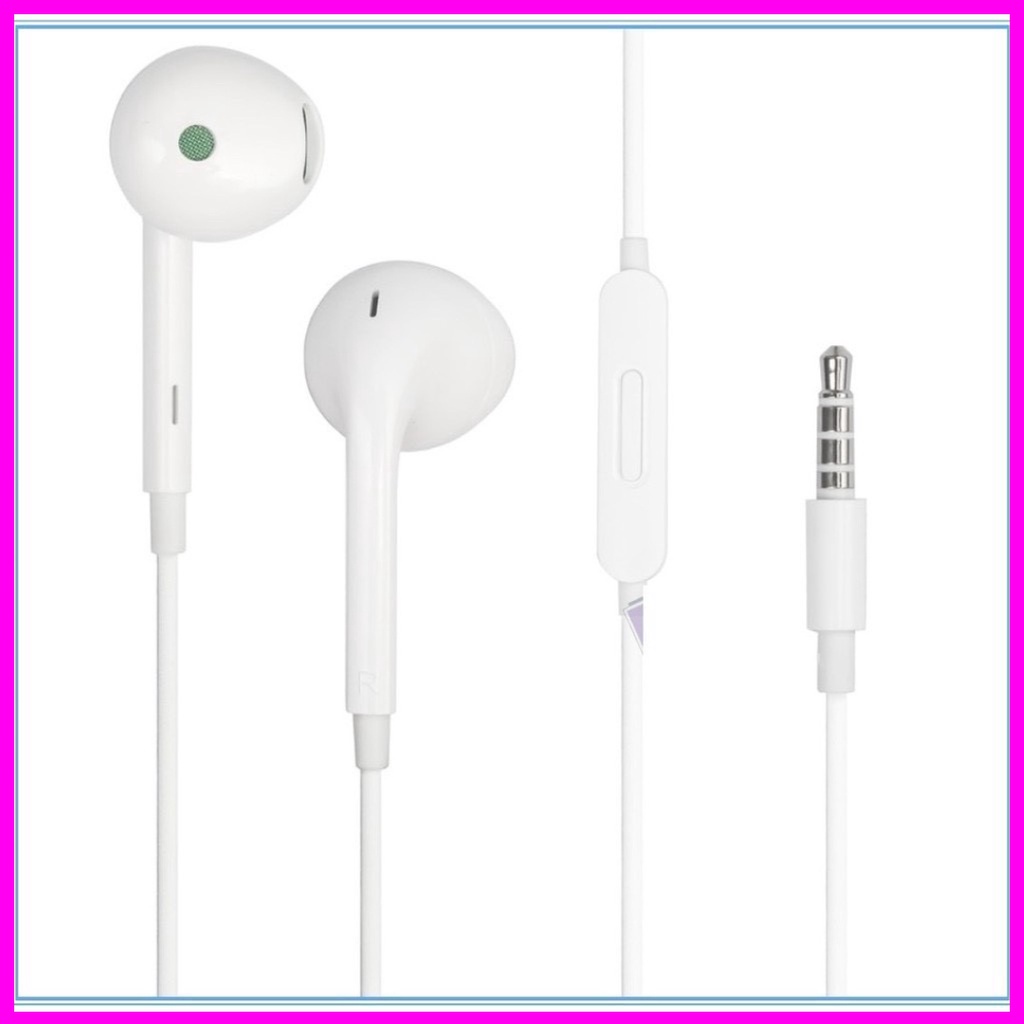 (Zin oppo) Tai Nghe Nhét Tai Oppo Màng Xanh , Nghe Hay, Êm, Bass Tốt. Jack Cắm 3.5mm(Cam Kết Chất Lượng)