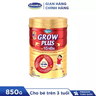 [HSD T5-2024] Sữa Bột Dielac Grow Plus Có Tổ Yến 850g (Cho Trẻ Trên 3 Tuổi)