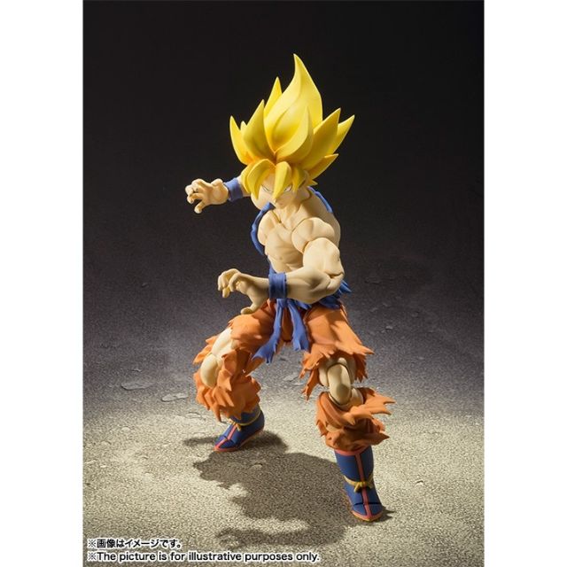 [Xả hàng tăng doanh sô-Hàng có sẵn] Mô hình khớp cử động SHF Son Goku ver Super Saiyan 2 - Dragon Ball cao 16cm