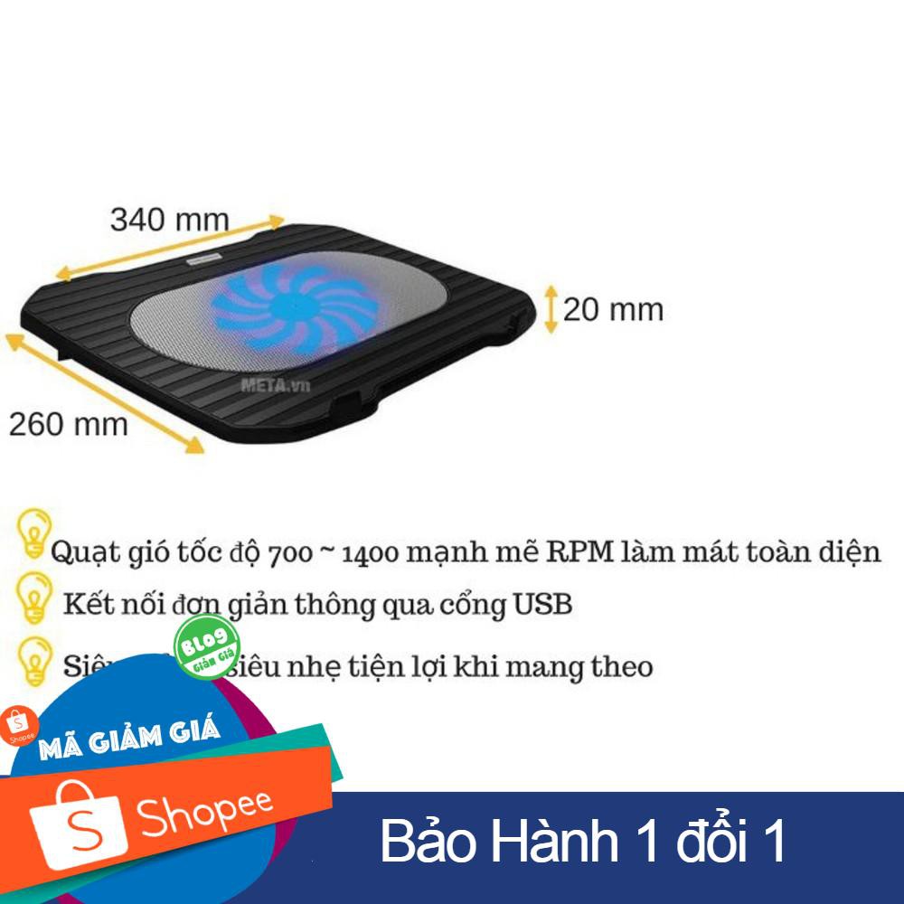 Hot Đế tản nhiệt Laptop CoolCold K15 Tốt