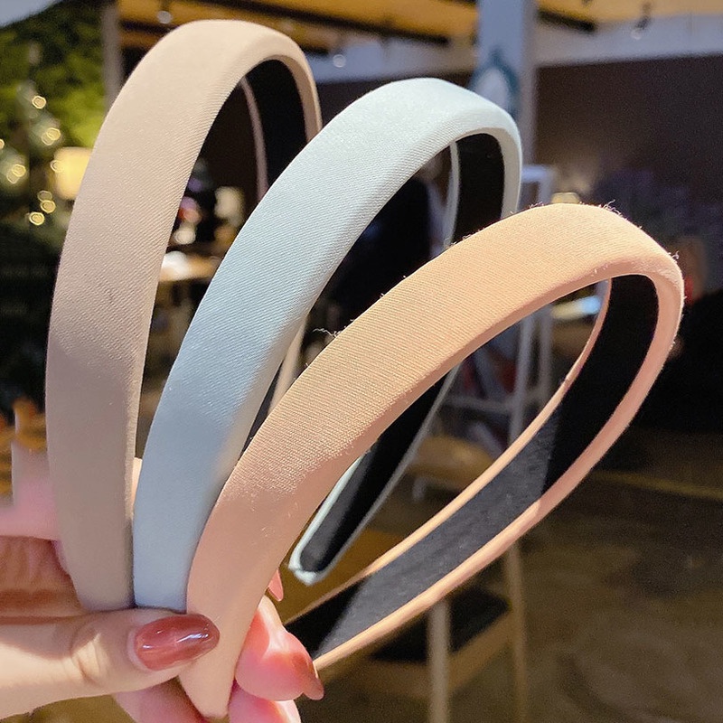 Băng Đô Cài Tóc Bản Rộng 6 Màu Sắc Ngọt Ngào Thời Trang