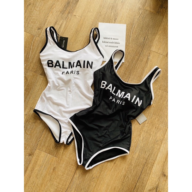 BODYSUIT BAL.MAIN PARIS ĐEN/TRẮNG