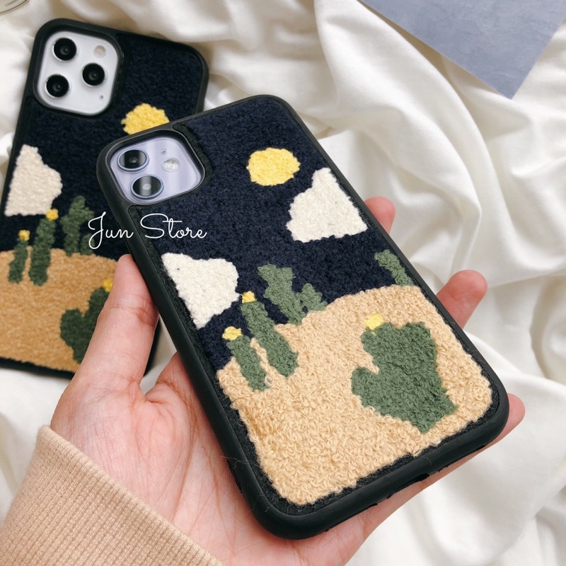 Ốp lưng len móc siêu xinh, bảo vệ máy và camera