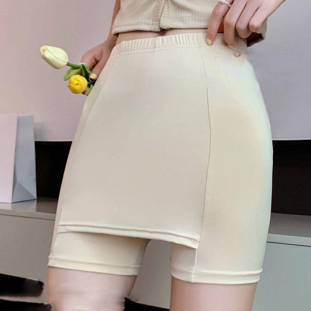 Quần Short An Toàn Lưng Cao Co Giãn Hai Lớp Thoải Mái Thời Trang Mùa Hè