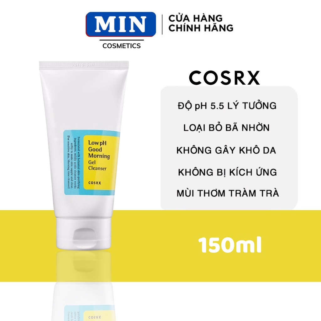Sữa rửa mặt Cosrx Low Ph Good Morning dạng gel