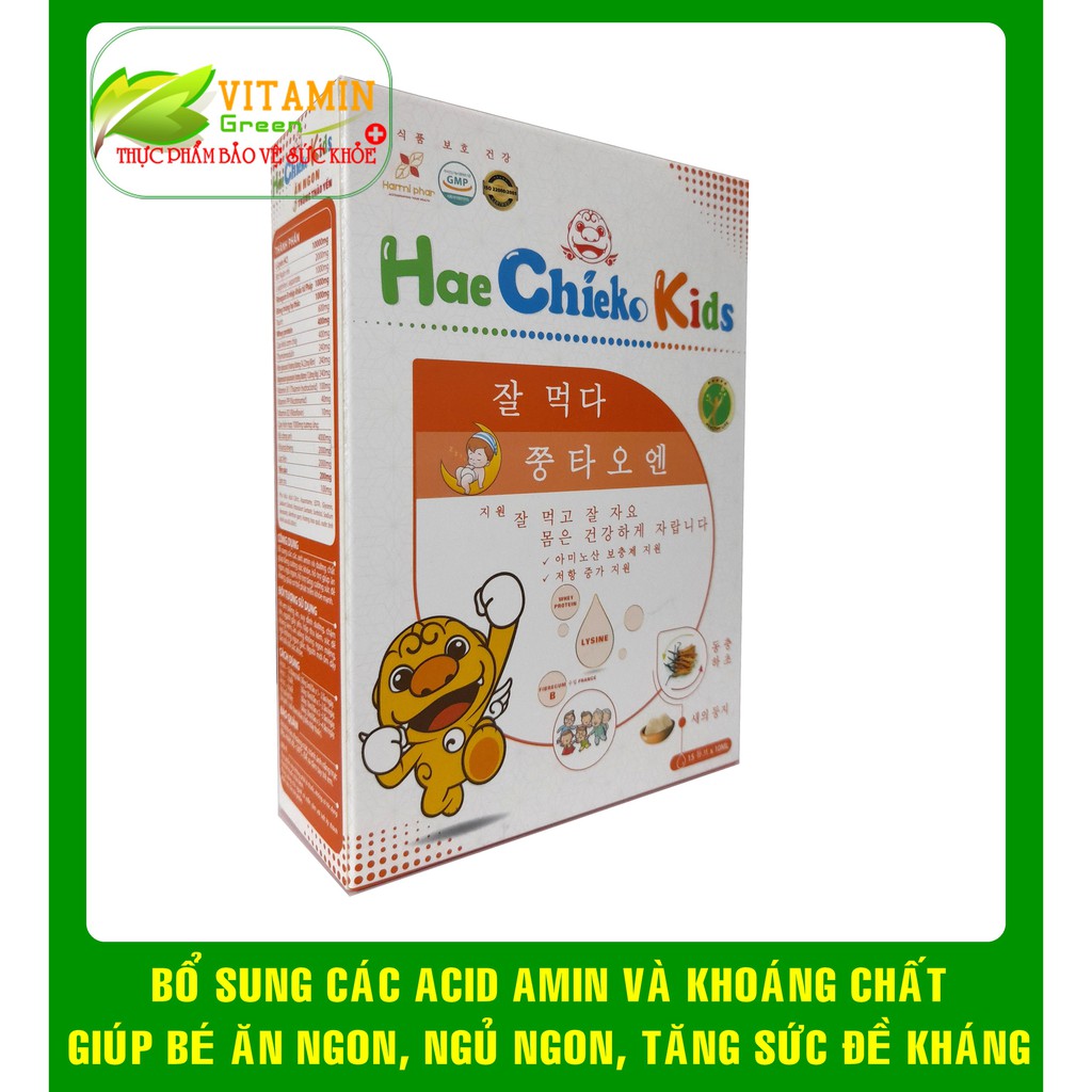 Heachieko Kids ĂN NGON TRÙNG THẢO YẾN GIÚP BÉ ĂN NGỦ NGON, TĂNG CÂN, NÂNG CAO THỂ TRẠNG