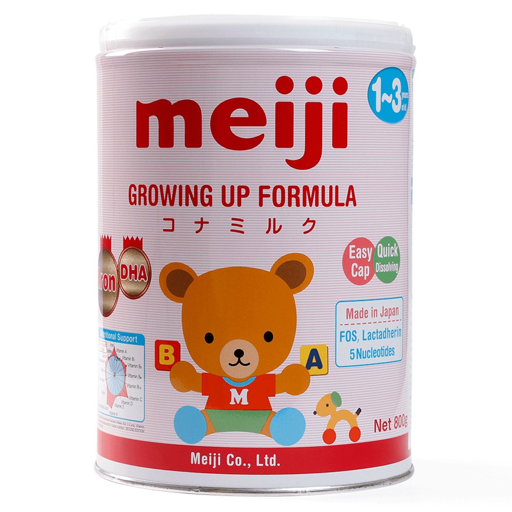 Sữa Bột Meiji Nhập Khẩu Growing Up Formula Số 1 - 800g (Date 06/2023)