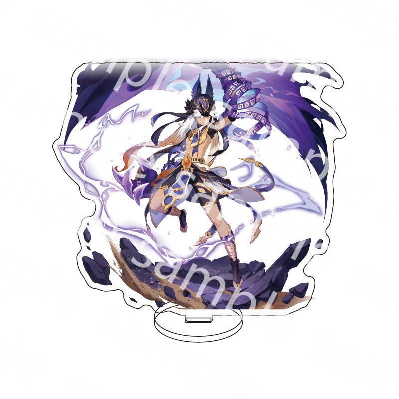 Mô hình standee nhân vật GENSHIN IMPACT game anime chibi mica acrylic trưng bày giá sách bàn làm việc