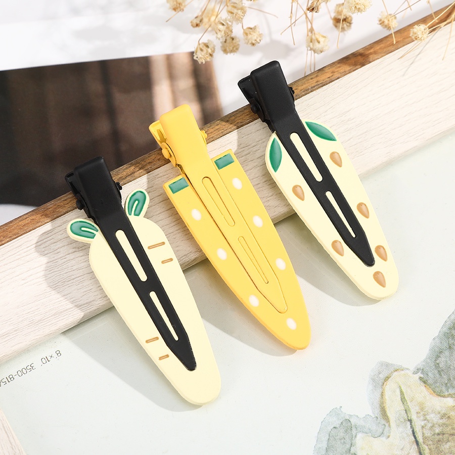 Kẹp tóc họa tiết dâu tây hoạt hình dễ thương dành cho nữ