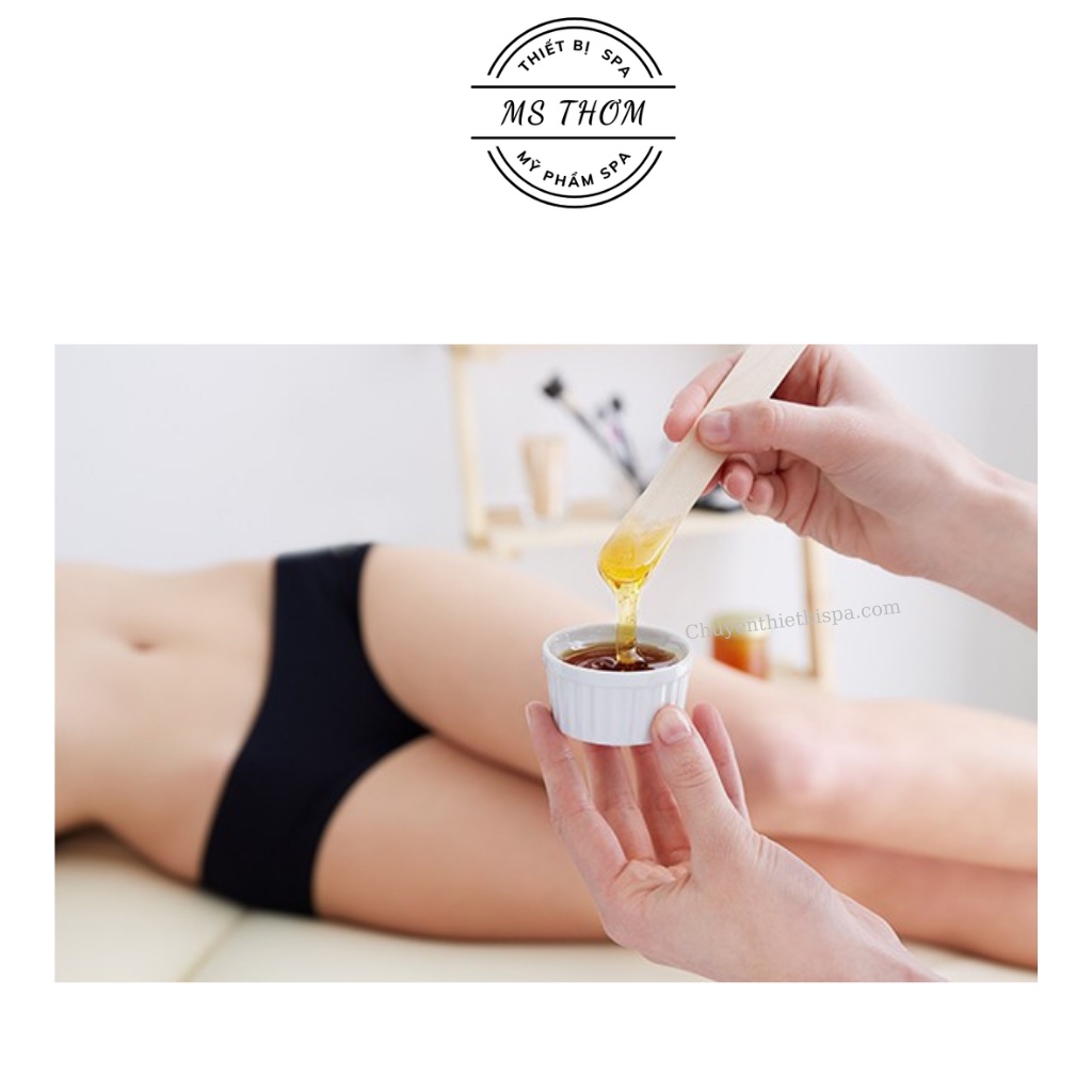 Que đè lưỡi gỗ dùng để quét sáp wax, quét gel siêu tiện lợi | BigBuy360 - bigbuy360.vn