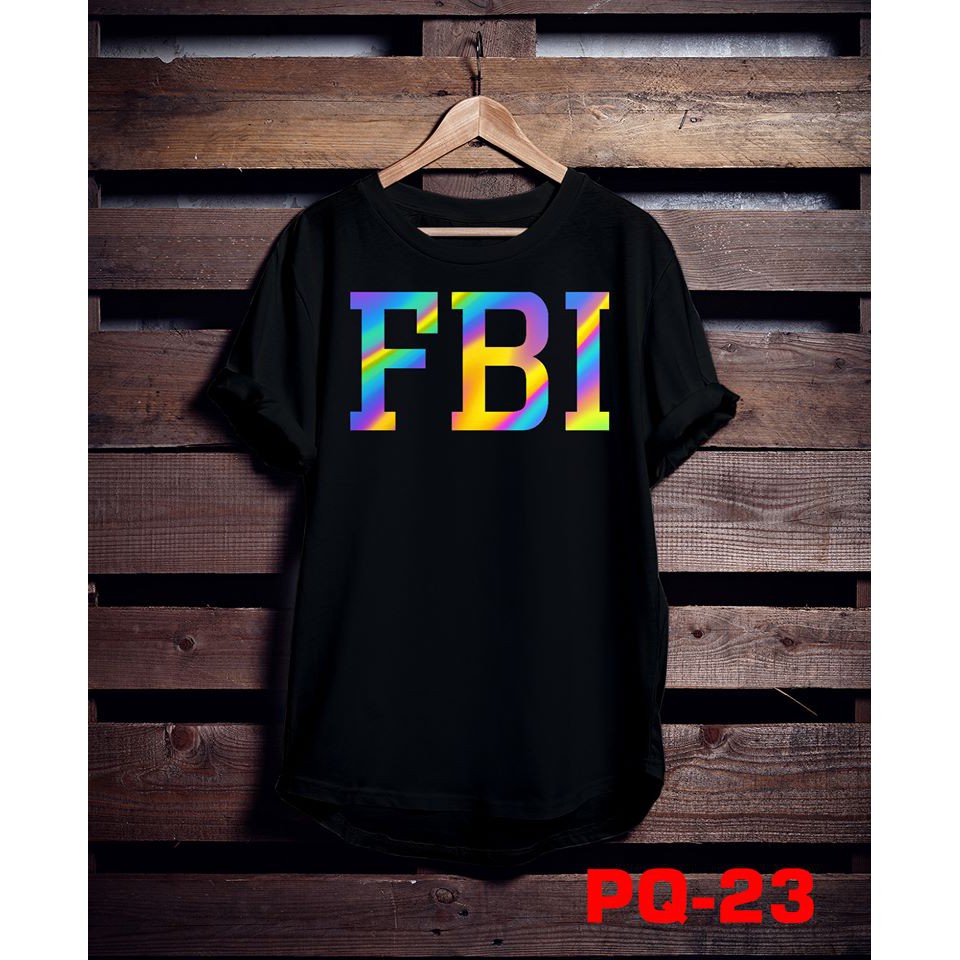 Áo phông phản quang bảy màu F.B.I, form rộng tay lỡ chất Cotton freesize cho nam và nữ MODY