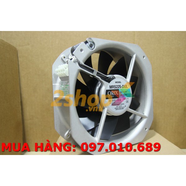 QUẠT HÚT, QUẠT TẢN NHIỆT AC 22CM 230V ORIX MRS225-DUL 225X225X80MM 220V