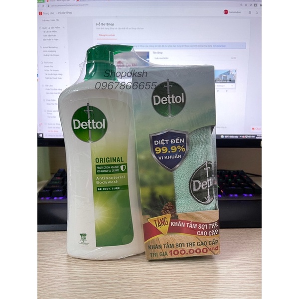 Sữa tắm DETTOL kháng khuẩn