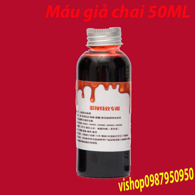 chai máu giả can 1000ml dùng để selfie chụp ảnh |shopee. Vn\Shopdenledz  L[AH96]