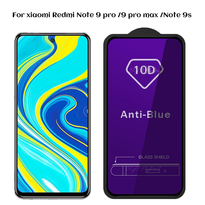 Kính cường lực chống ánh sáng xanh tím xiaomi 11t 12t 13 redmi note 12s 11s 10s 9s 8 7 pro max turbo 10a 10c a1 12c poco f5 x5 m5 m6 f4 m3 x3 gt pro c40 mi 11 lite màn hình Inox