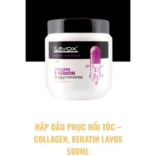 HẤP DẦU PHỤC HỒI TÓC COLLAGEN & KERATIN LAVOX 500ML ( HÀNG CHÍNH HÃNG )