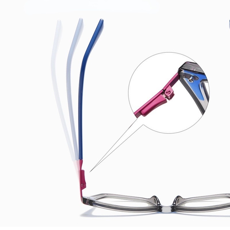 Mắt Kính TR90 Gọng Bản To Chống Ánh Sáng Xanh Thời Trang