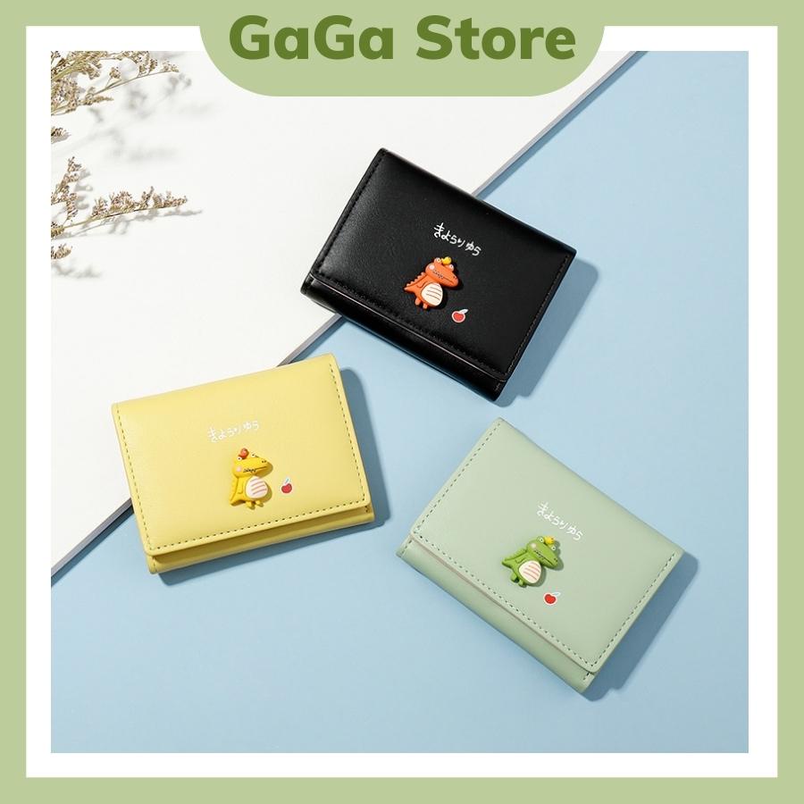 Ví nữ mini cute cầm tay nhỏ gọn đẹp , bóp nữ mini gắn hình khủng long vn016