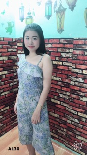 JUMPSUIT LỆCH VAI BÈO ( có quay clip thật )