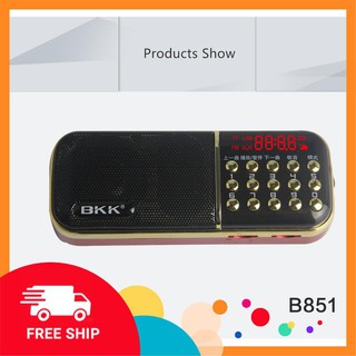 Loa nghe nhạc usb thẻ nhớ fm bkk 851