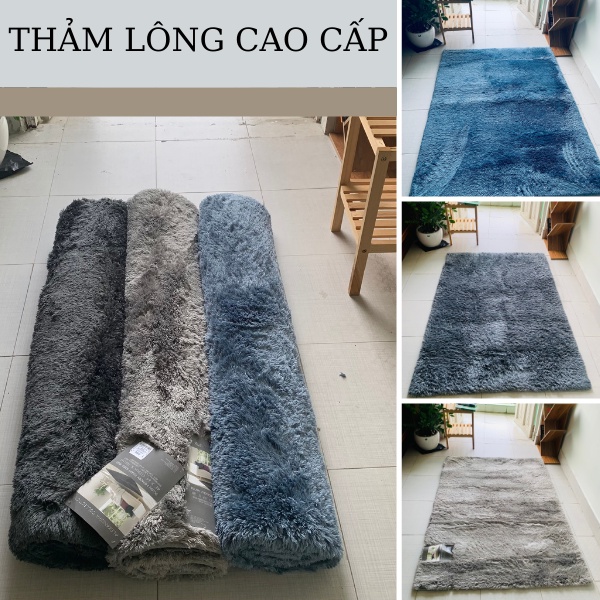 Thảm Lông Cao Cấp Hàng Xuất Khẩu, Kích Thước 120cm x 160cm