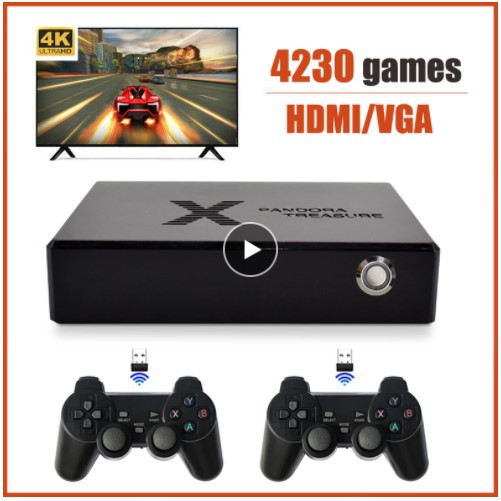 🔥Game 3D Tận 4230 Trò🔥Máy Chơi Game Pandora 3D Box DX Với 4230 Game Cổ Điển kết nối với nhiều loại màn hình LCD, TV, PC