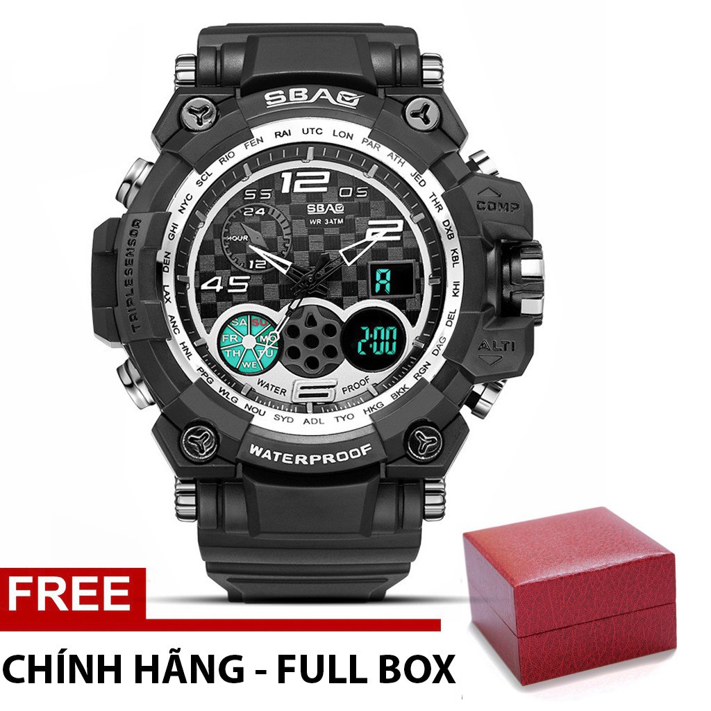 (New Arrival) Đồng Hồ Nam SBAO USA Phong Cách Quân Đội - Full Box