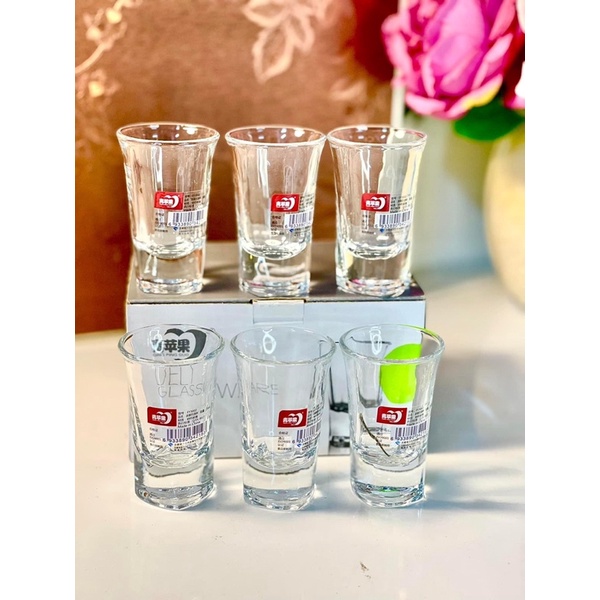🌟 Bộ ly 6 cốc uống rượu đế vuông cao cấp sang trọng