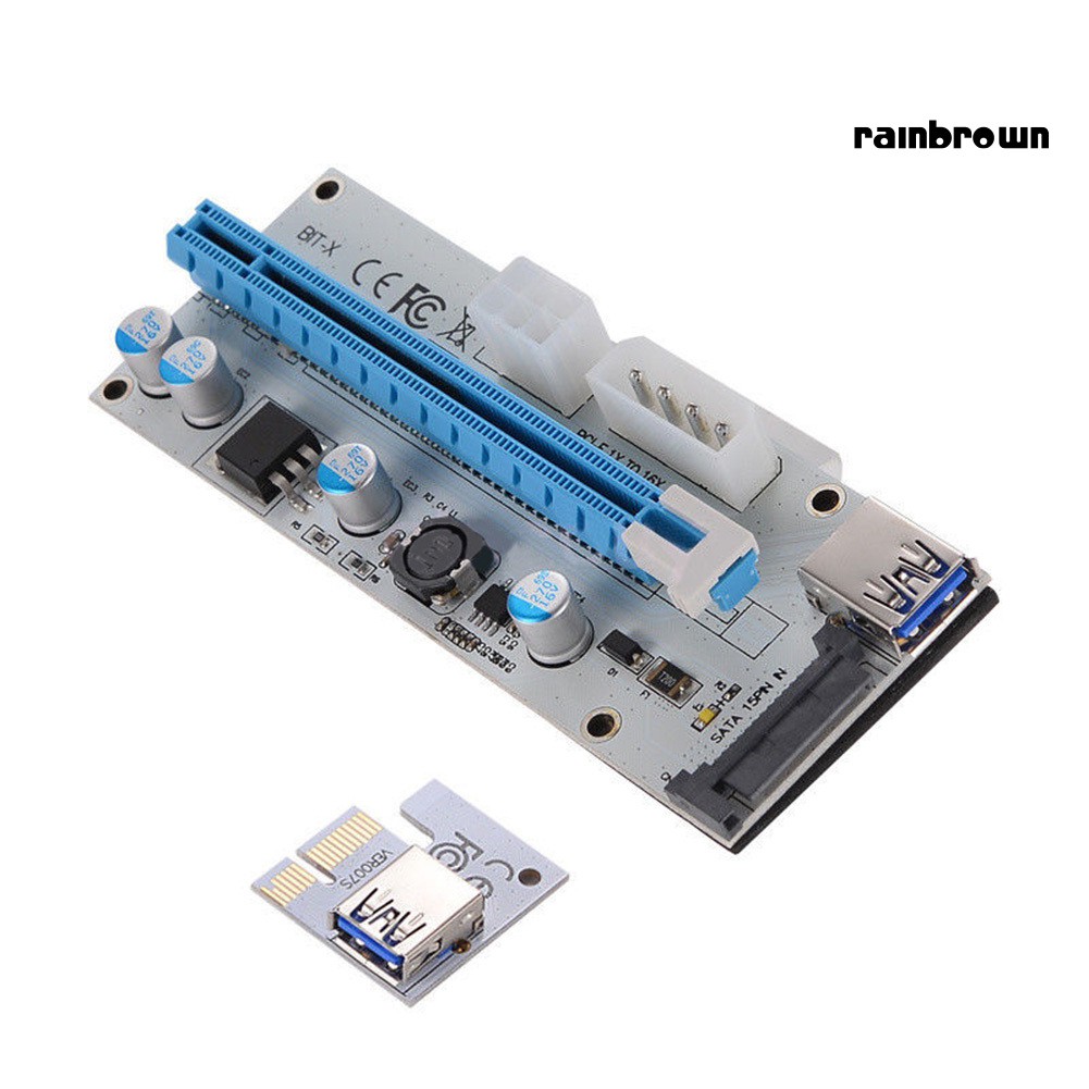 SATA Card Mở Rộng Rxl / Usb 3.0 Pci-E Express 1x Sang 16x