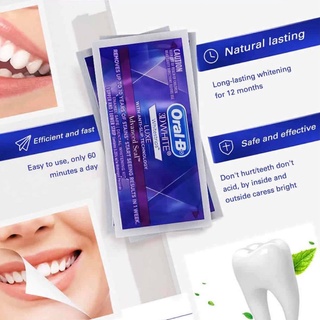 Set 4 miếng Dán Trắng Răng Oral-B 3D White Whitening Strips