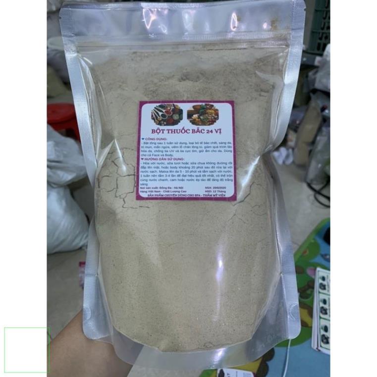 500gr Bột tắm trắng thuốc Bắc 24 vị handmade
