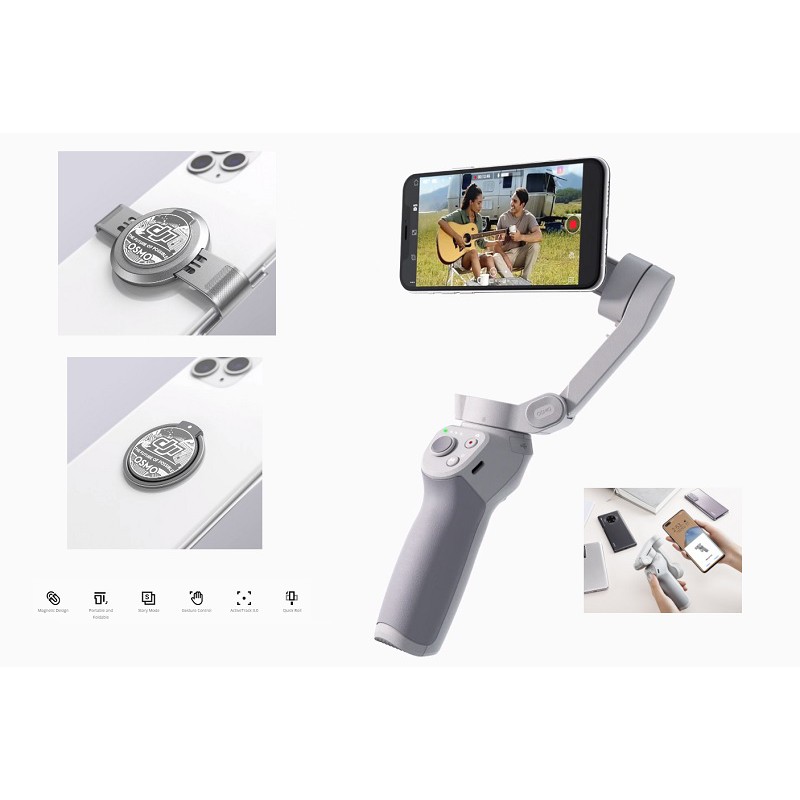  DJI OM4 - Tay cầm chống rung cho điện thoại DJI OM4 (Osmo Mobile 4) - Bảo hành 12 thán | BigBuy360 - bigbuy360.vn
