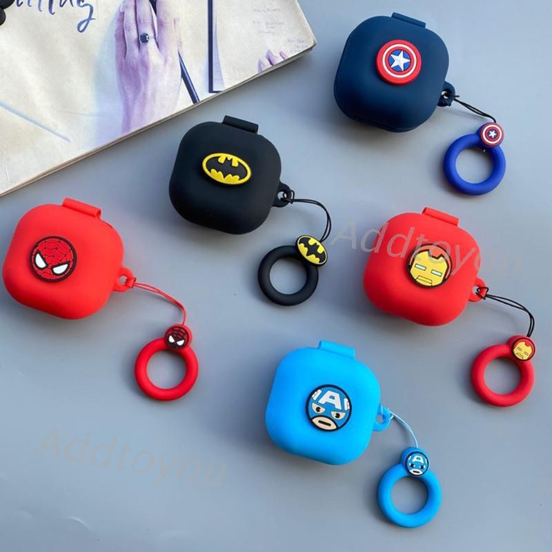 Ốp bảo vệ hộp đựng tai nghe silicon thiết kế hoạt hình cho Galaxy-Buds Live